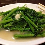 台流屋台 御気樂 - 青菜（空芯菜）炒め