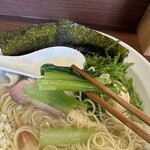 メヂカそば 吟魚 - 青菜