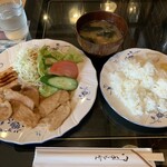 Jiro - 「ポーク生姜焼きライス　サラダ•コーヒー付き」
