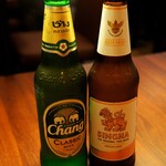 Nikai No Tairyouriya Koppun Temma - タイビールの二大巨頭！チャーンビールとシンハービール！