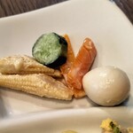 スペースC - 温野菜のマヨソース、ゴマ油風味