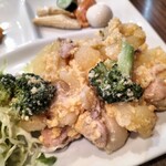 スペースC - カルボナーラ和え、アップ