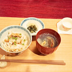 天現寺小野 - お食事