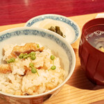 天現寺小野 - 鱧蒲焼の混ぜご飯