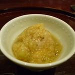 旬彩天 つちや - いちじく・帆立・茄子・ジュレかけ