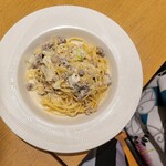 魚とお野菜のイタリアン アルバータ - 豚ミンチとキャベツのクリームソース(ランチパスタ)