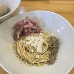 煮干らーめん 川むら - 和え玉ハーフ。少しだけカロリーに気を使った。…やっぱり和え玉並にしとけば良かったかな〜？旨すぎて足りない！