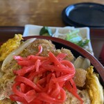 食事処八千代 - この紅しょうが美味しい！