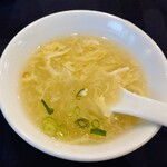 中国料理 海松 - 玉子スープ