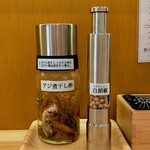 らぁ麺 秀登 - 卓上調味料