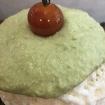 こひる庵 - 枝豆クリームはペーストに近い感じ　トマトが最高に美味しい！