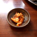 Horumon Yaki Chitose - ホルモンランチの小鉢（キムチ）