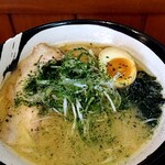 俺の中華たなか家 - 味噌の香りと青海苔の磯の香りがカウターに拡がります☆