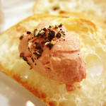 Bisutoro Vivan - フォアグラと地鶏レバーのムース(５００円)