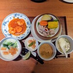 ASIAN FRENCH DINING 味市場 - 豚肉と有機野菜のせいろ蒸しランチ1,600円