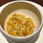 ラ カンロ - 蟹 　チャナダ豆　リゾット