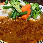 インド式カレー 夢民 - 野菜カレー