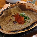 海鮮酒場ほまれ - カニ味噌甲羅焼き