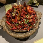 茶禅華 - 手羽　朝天唐辛子焼き