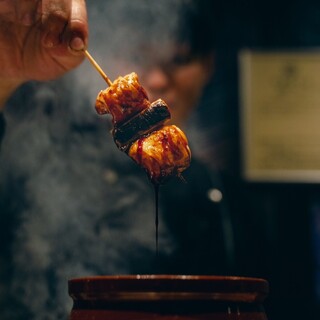 丁寧に焼き上げるこだわりの串
