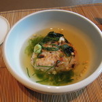 京料理 嵐亭  - おにぎりのお茶漬けです