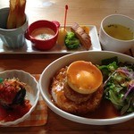 ログカフェ - ロコモコ（1200円）H25.9月