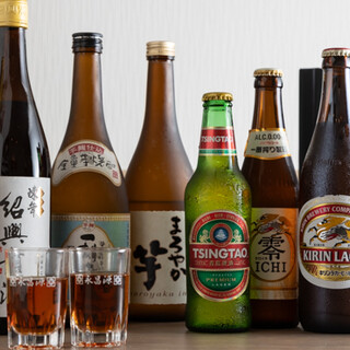 生ビールをはじめ紹興酒など、豊富なドリンクメニュー！