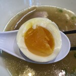 町田汁場 しおらーめん進化 - 塩味玉