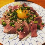 Tobuha - レバ刺し卵黄