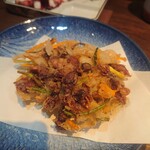 鳥幸 - ホタルイカと新タマネギのかき揚げ