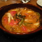 PESCA - トマトとキノコのオリーブ煮