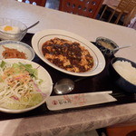 蜀味苑 - 麻婆豆腐（牛ひき肉）ランチ