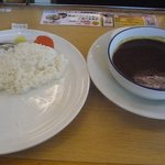 Matsuya - カレーとライスは別皿にて提供(^_^)