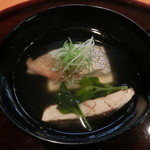 米倉 - 13.8月　鯛と松茸の椀