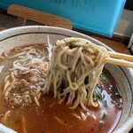 焼肉 担々麺 - 黒スープ