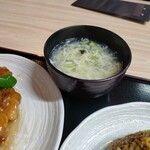 聚楽園 - 炒飯のスープ