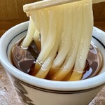 釜あげうどん 長田 in 香の香 - つゆに浸していただきます。