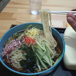 いわはなや食堂 - 冷やし中華大盛り（麺）