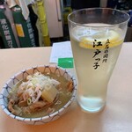 江戸ッ子 - 煮込み(小)とボール