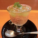 米倉 - 13.8月　巨峰のジェラートとデラウェアのジュレ