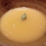 すし みむろ - とうもろこし(ゴールドラッシュ)の茶碗蒸し