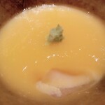 すし みむろ - とうもろこし(ゴールドラッシュ)の茶碗蒸し（２層）