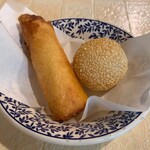 家庭中華料理 しんちゃん - 海鮮巻き・胡麻団子