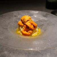 malca - 雲丹の冷製カッペリーニ：アラカルトで\7,000-