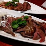 青空カリー - ラムハツのソテー黒酢ソース添え