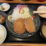 Tomato - チーズメンチカツ定食