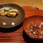 ごだん 宮ざわ - ハタの揚げ物