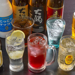 Enjoy ice-cold sake with your Yakiniku (Grilled meat) ◎Various varieties from beer to wine