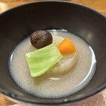 峡谷の湯宿 大歩危峡まんなか - 椀物 そばすべし