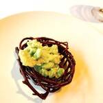 レストラン・モリエール - 枝豆の天ぷら